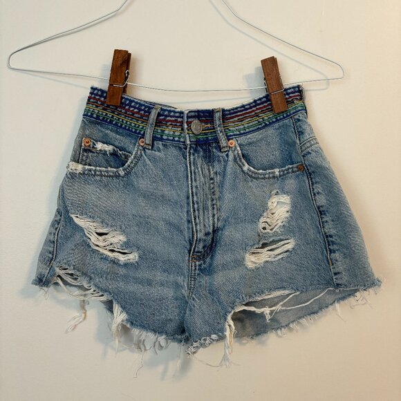 Garage | Pride Blue Festival Shorts - Picture 2 of 4